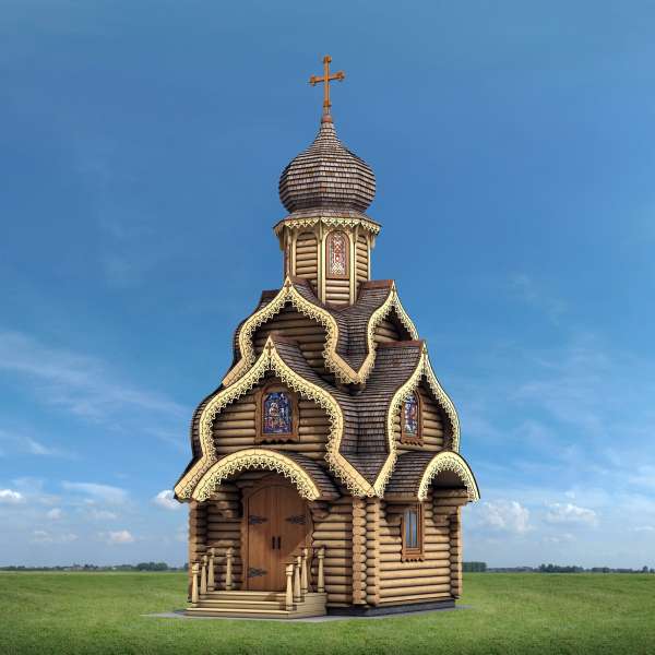 Log chapel