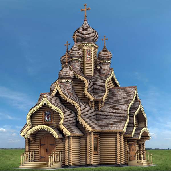 Temples with wooden ponds / Cult objects / Alexander Ignatenko